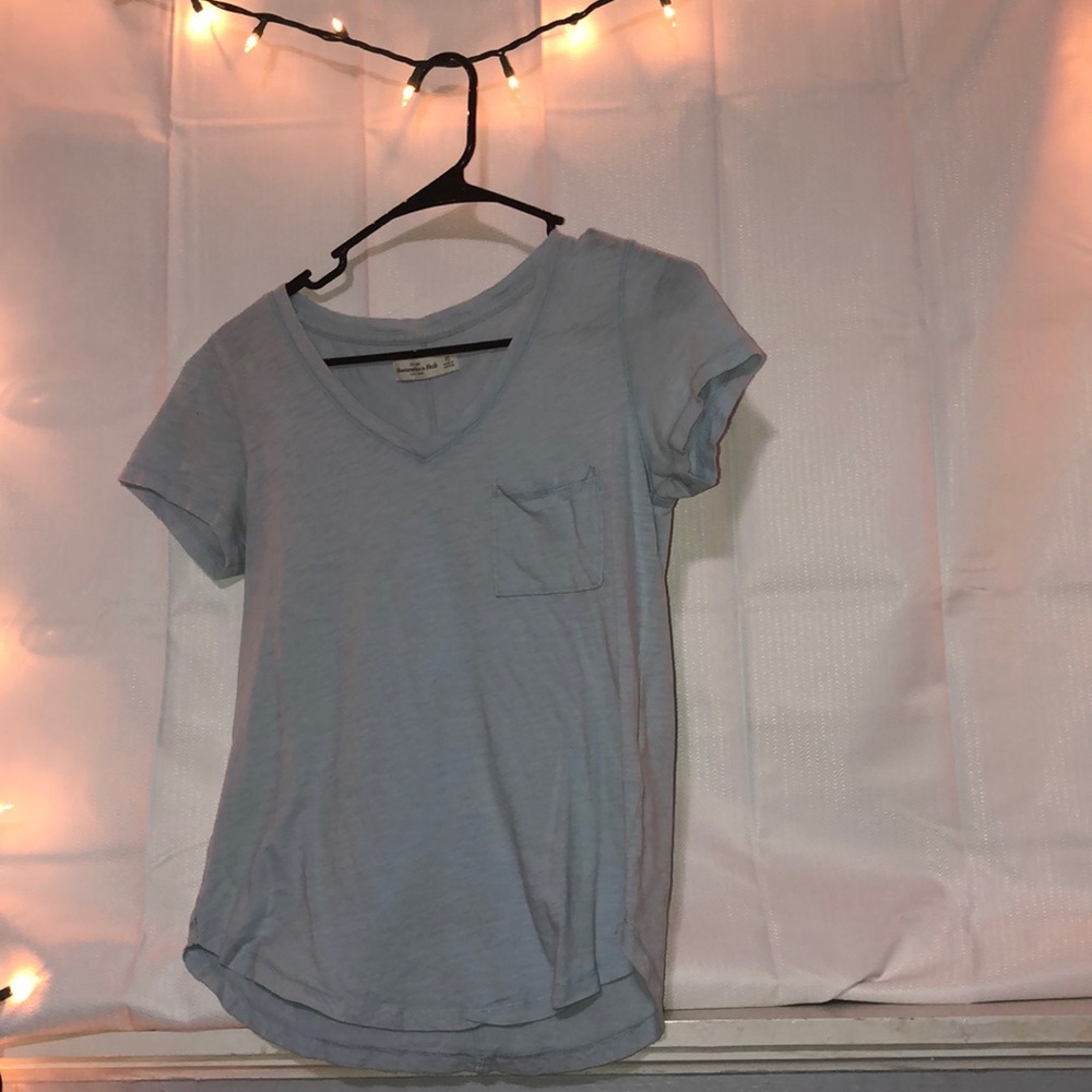 light blue shirt